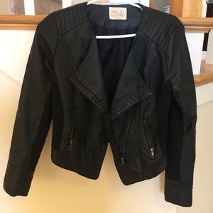 Faux Leather Jacket - Thread &Supply